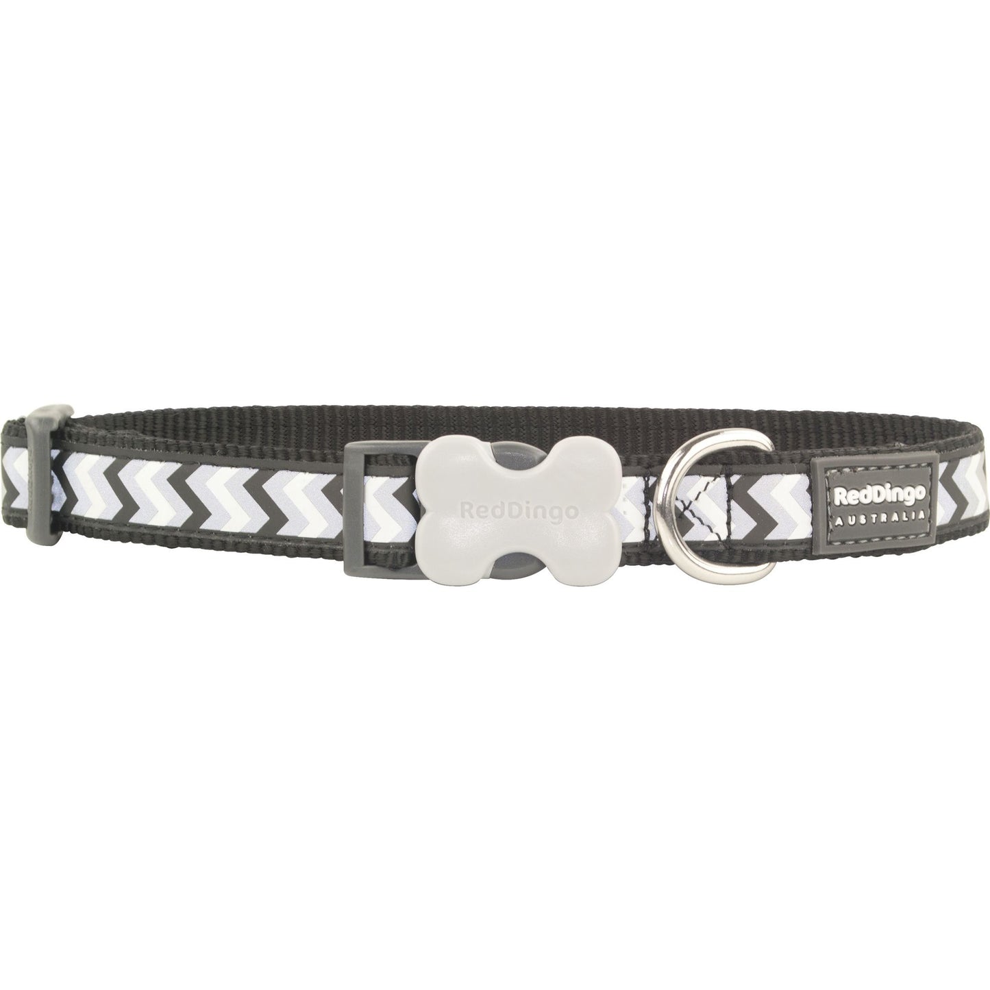 Collier Red Dingo Réfléchissant Noir