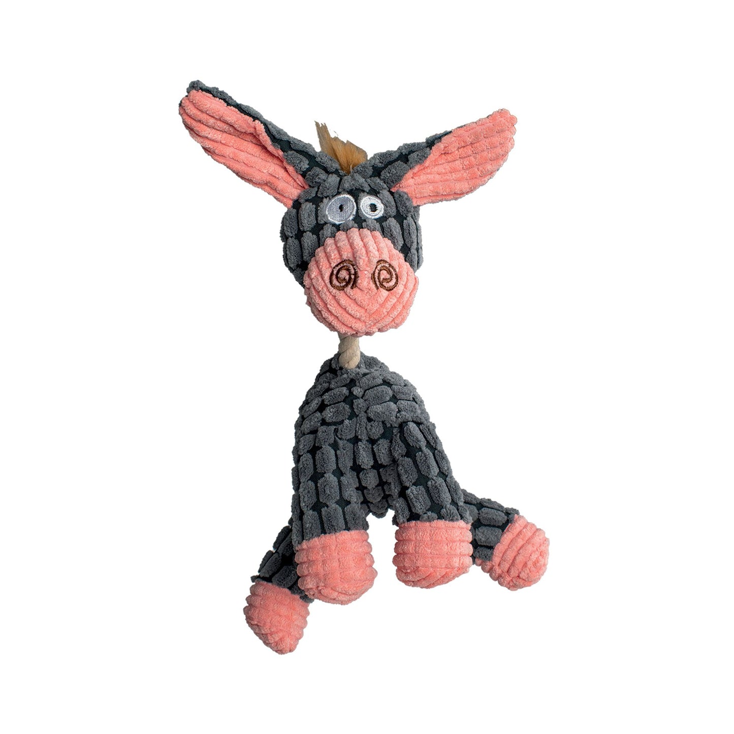 Âne en peluche et corde