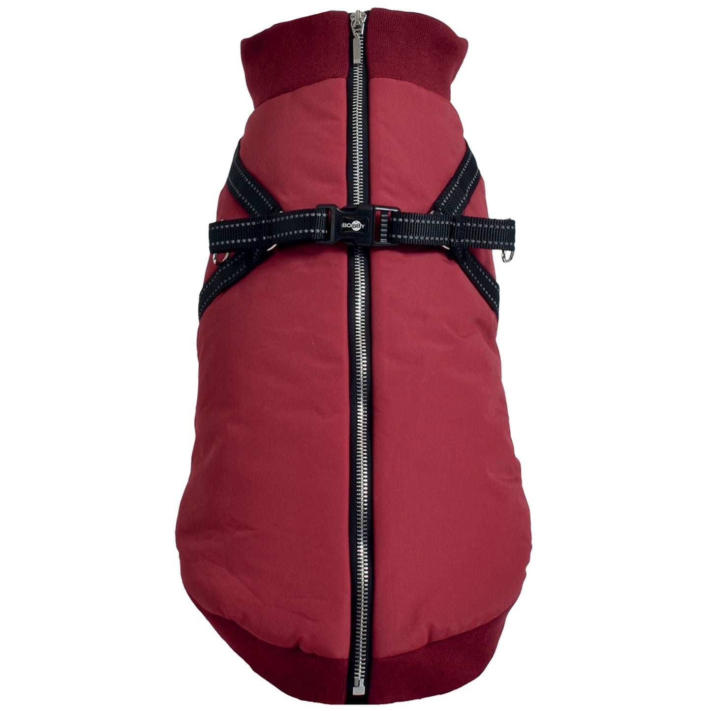 Manteaux Bomber Bordeaux avec harnais intégré