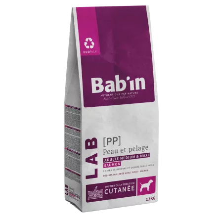 Croquette Bab'in Medium Maxi Adulte Peau et Pelage