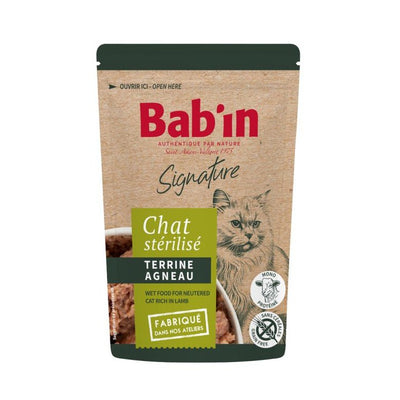 Terrine Bab'in Agneau pour chats