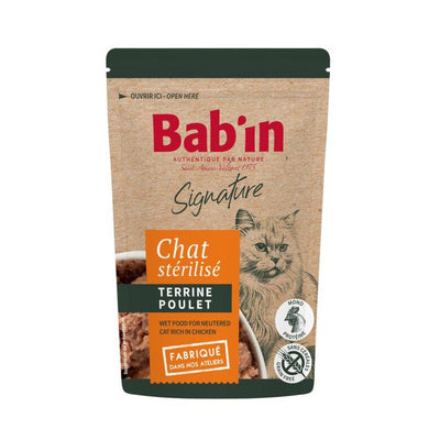 Terrine Bab'in Poulet pour chats