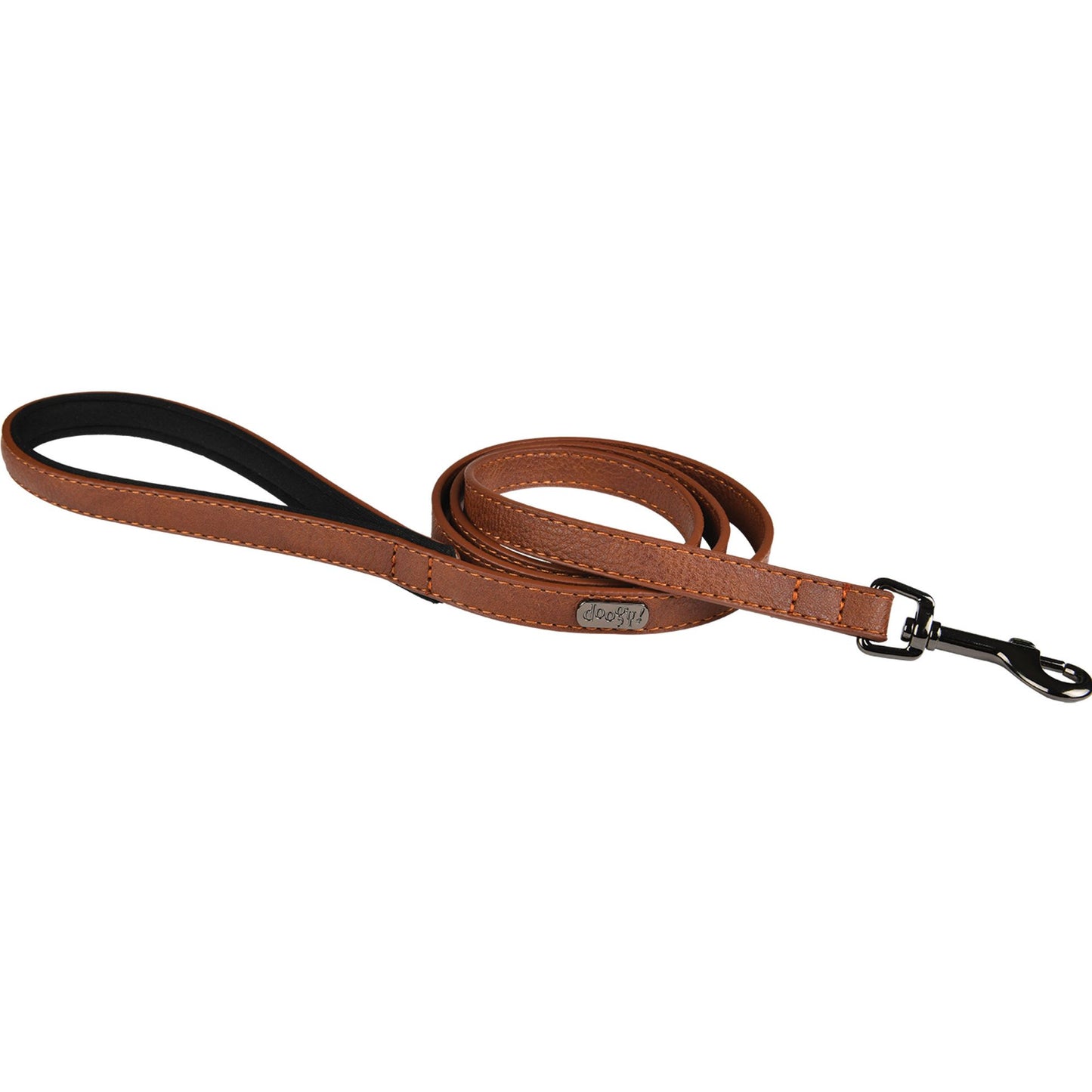Laisse Marron Simili Cuir Doogy Glam
