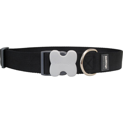 Collier Noir réglable Red Dingo - Grand chien
