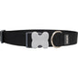 Collier Noir réglable Red Dingo - Grand chien