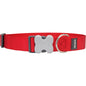 Collier Rouge réglable Red Dingo - Grand chien