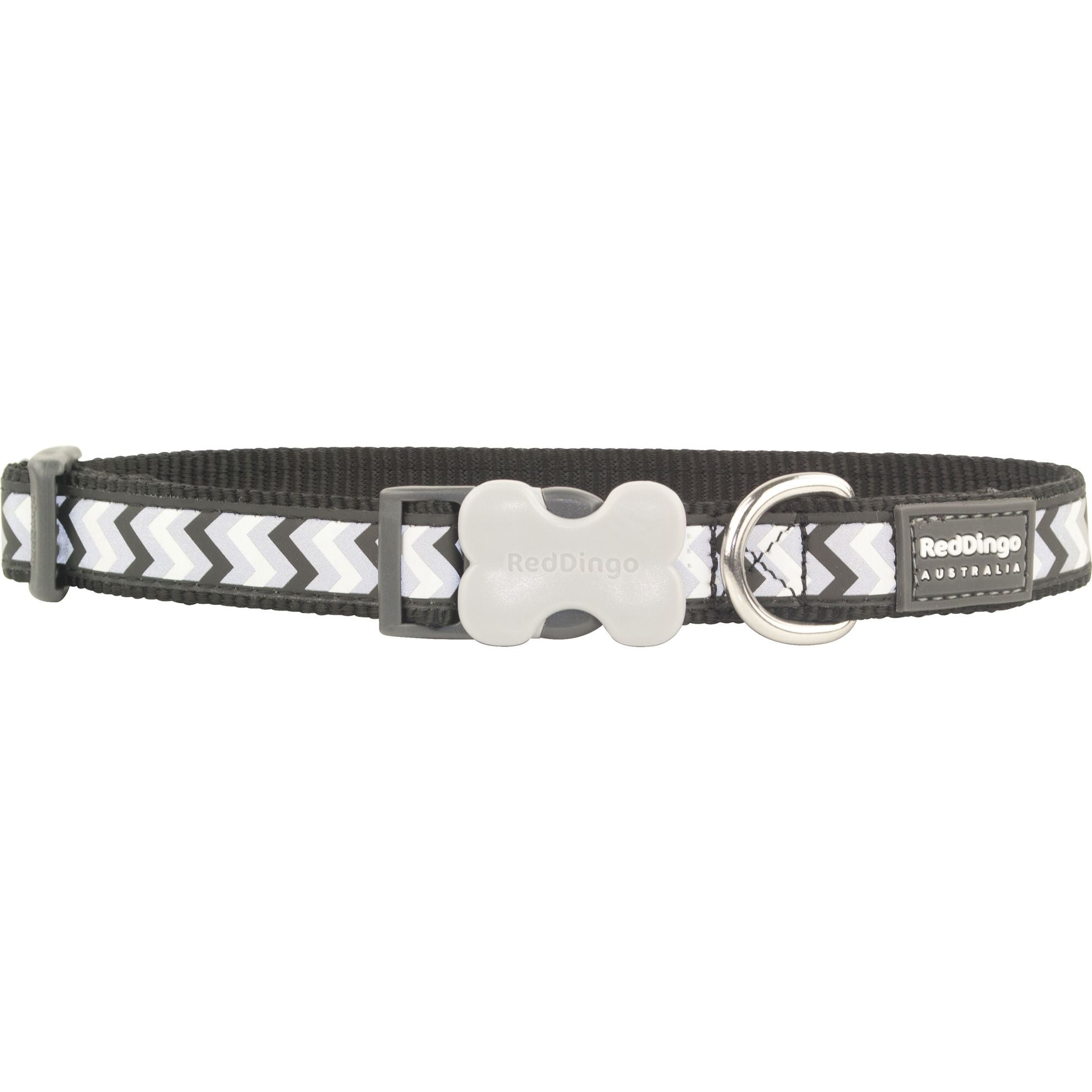 Collier Red Dingo Réfléchissant Noir