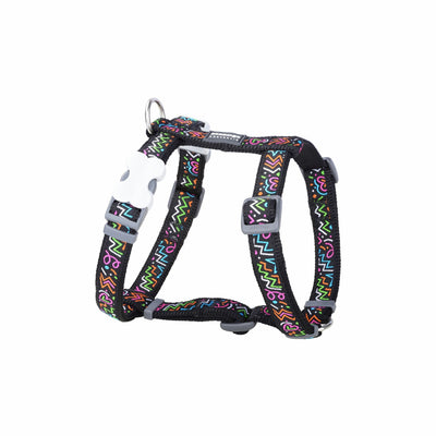 Harnais Squiggles réglable Red Dingo Basic