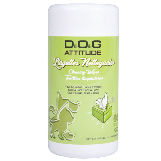 Lingettes nettoyantes pour chien et chat