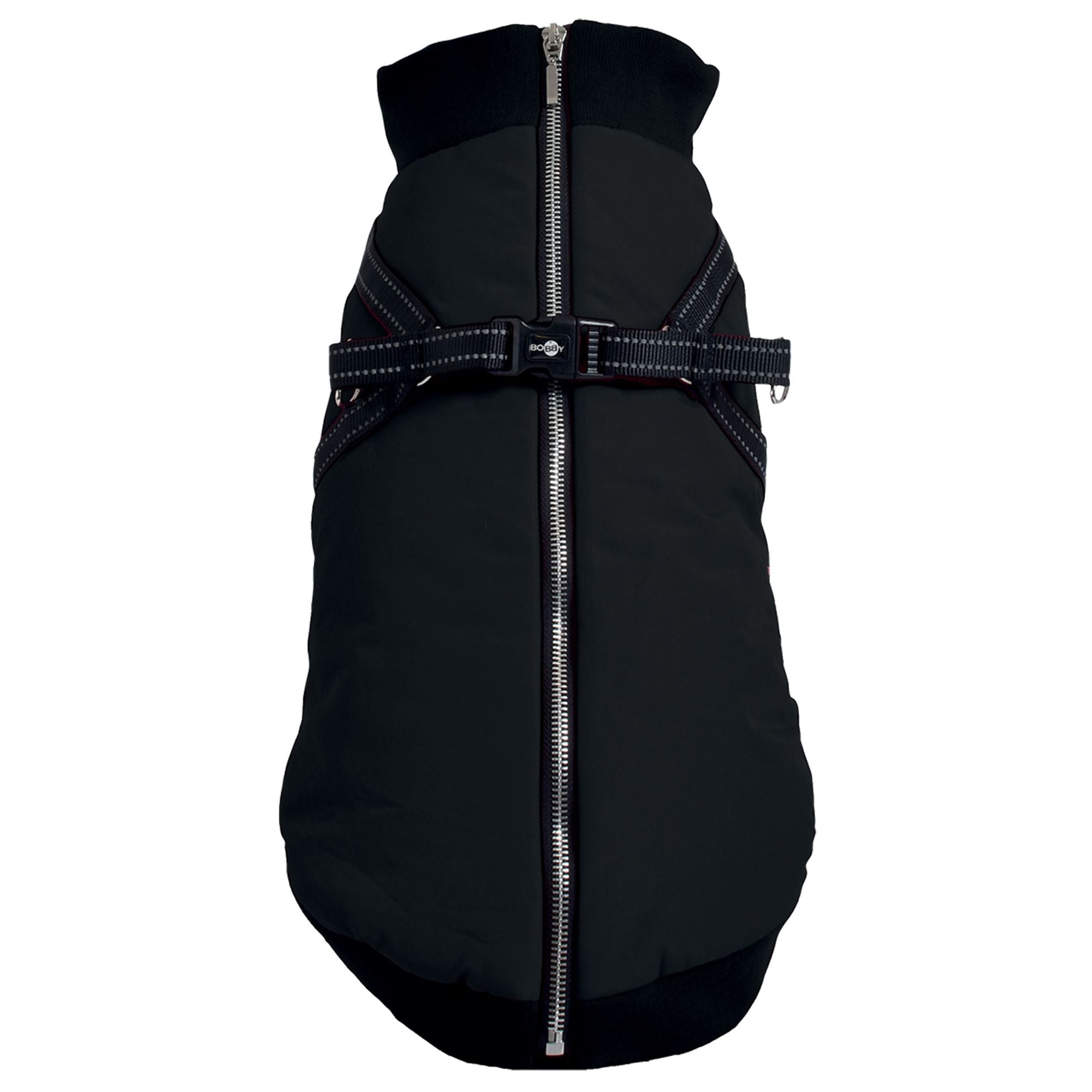 Manteaux Bomber Noir avec harnais intégré