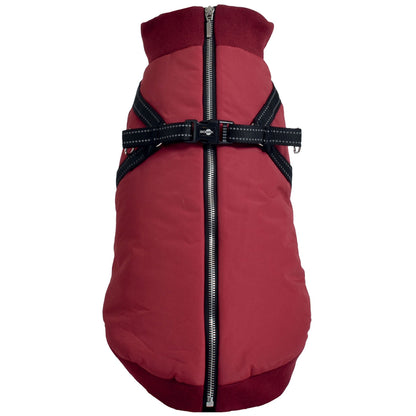 Manteaux Bomber Bordeaux avec harnais intégré
