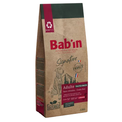 Croquette Bab'in Adulte Sans Céréales - Canard