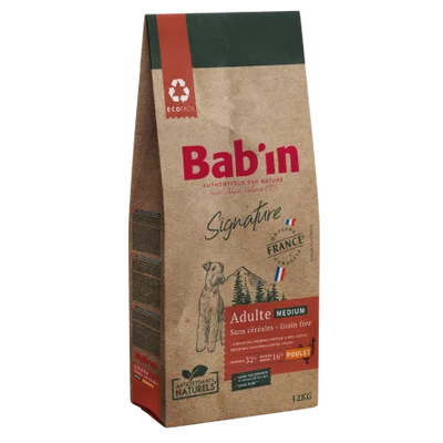 Croquette Bab'in Adulte Médium Sans Céréales - Poulet